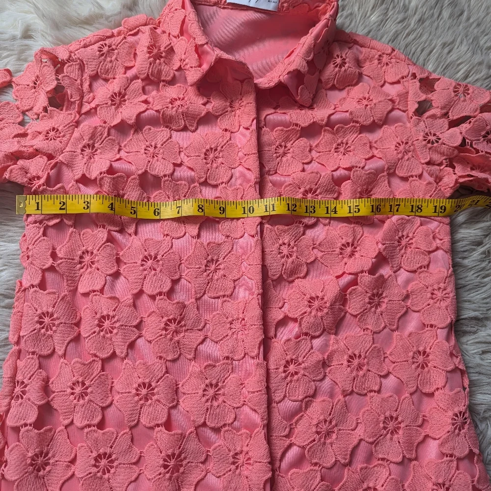 EUC Petal & Pup Tallie Mini Dress in Watermelon - Picture 11 of 16